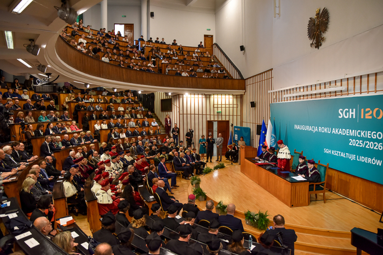 Inauguracja roku akademickiego 2025-2026 w SGH 